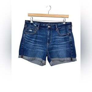 American Eagle Distressed Denim Tom Girl Shorts Women’s 14
